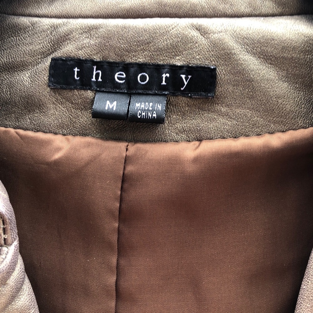 Theory Leather Jacket - Picture 6 of 9